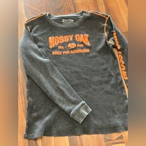 Men’s Mossy Oak thermal waffle T